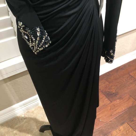 NWT Adrianna Papell Venetian Drape gown Size 2M - Picture 3 of 7